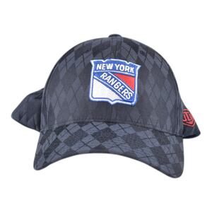Old Time Hockey NY Rangers NHL Argyle Baseball Cap Hat - One Size Fits All